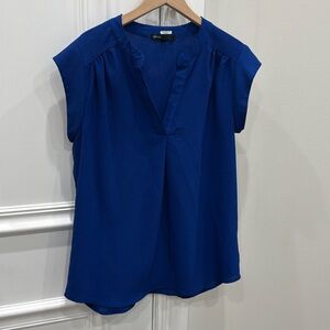 Gibson Split Neck Blouse S